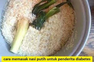 cara memasak nasi putih untuk penderita diabetes